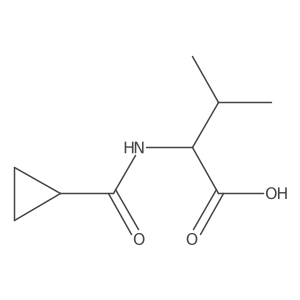 (2R)-2-(cyclopropylformamido)-3-methylbutanoic acid Structure