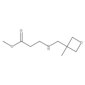 Methyl3-{[(3-methyloxetan-3-yl)methyl]amino}propanoate结构式
