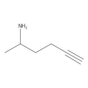 Hex-5-yn-2-amine结构式