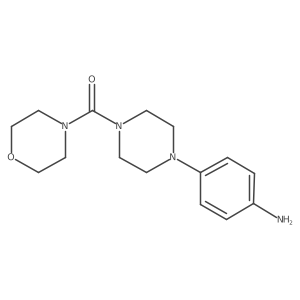 [4-(4-Aminophenyl)piperazin-1-yl]-morpholin-4-ylmethanone Structure