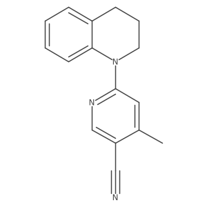 6-(3,4-Dihydroquinolin-1(2H)-yl)-4-methylnicotinonitrile Structure