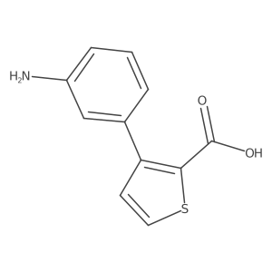 3-(3-Aminophenyl)thiophene-2-carboxylic acid Structure