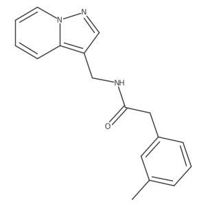 N-(pyrazolo[1,5-a]pyridin-3-ylmethyl)-2-(m-tolyl)acetamide Structure