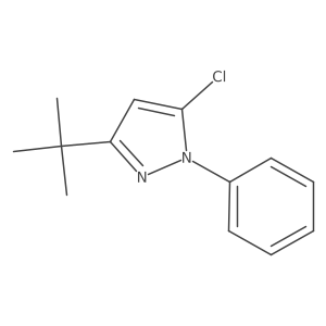 3-tert-butyl-5-chloro-1-phenyl-1H-pyrazole Structure