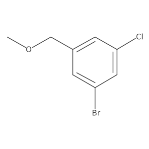 1-Bromo-3-chloro-5-(methoxymethyl)benzene Structure