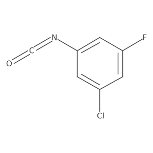 1-Chloro-3-fluoro-5-isocyanatobenzene Structure