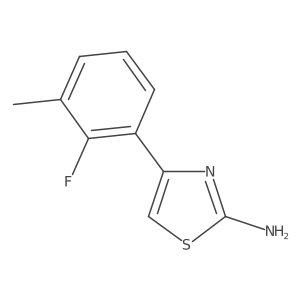 4-(2-Fluoro-3-methylphenyl)-1,3-thiazol-2-amine Structure