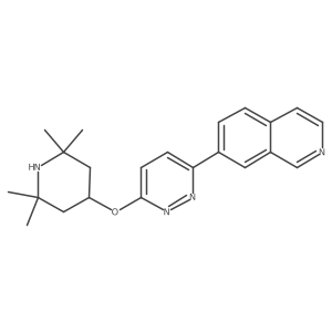 7-(6-((2,2,6,6-Tetramethylpiperidin-4-yl)oxy)pyridazin-3-yl)isoquinoline Structure