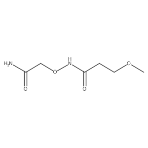 N-(carbamoylmethoxy)-3-methoxypropanamide Structure