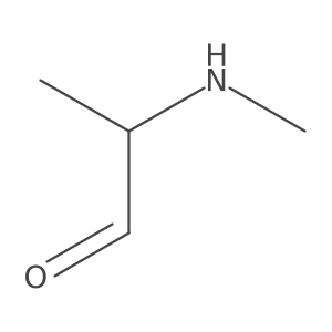 2-Methylaminopropionaldehyde Structure