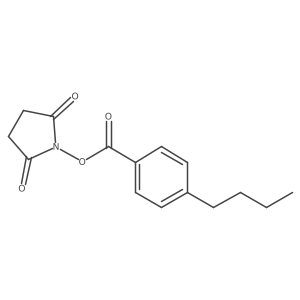 2,5-Dioxopyrrolidin-1-yl 4-butylbenzoate Structure