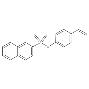4-Formylphenyl naphthalene-2-sulfonate Structure