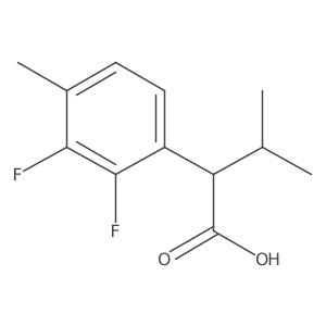 2-(2,3-Difluoro-4-methylphenyl)-3-methylbutanoic acid结构式