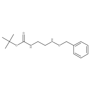 tert-butyl N-{2-[(benzyloxy)amino]ethyl}carbamate Structure