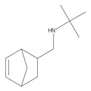 {Bicyclo[2.2.1]hept-5-en-2-ylmethyl}(tert-butyl)amine Structure