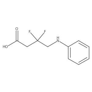 3,3-Difluoro-4-(phenylamino)butanoic acid结构式
