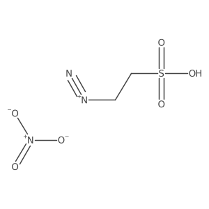 2-Sulfoethane-1-diazonium nitrate Structure