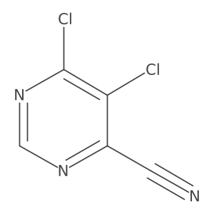 6-Cyano-4,5-dichloropyrimidine结构式