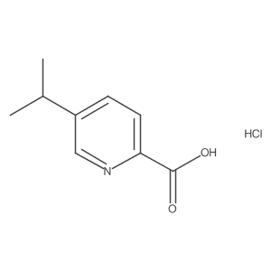 5-(Propan-2-yl)pyridine-2-carboxylic acid hydrochloride结构式