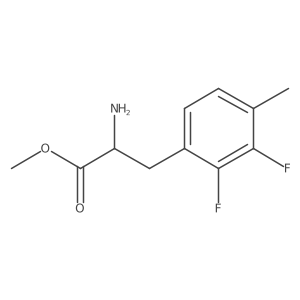 Methyl 2-amino-3-(2,3-difluoro-4-methylphenyl)propanoate结构式