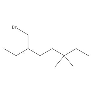 6-(Bromomethyl)-3,3-dimethyloctane结构式