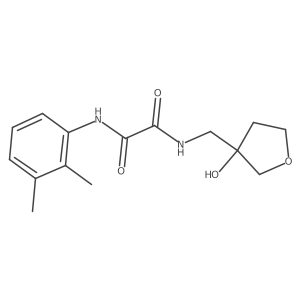 N1-(2,3-dimethylphenyl)-N2-((3-hydroxytetrahydrofuran-3-yl)methyl)oxalamide结构式