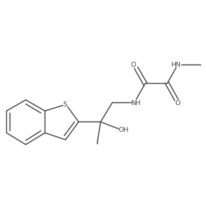 N1-(2-(benzo[b]thiophen-2-yl)-2-hydroxypropyl)-N2-methyloxalamide结构式
