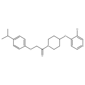 1-(4-((3-Chloropyridin-4-yl)oxy)piperidin-1-yl)-2-(4-isopropylphenoxy)ethanone Structure