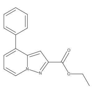 Ethyl 4-phenylpyrazolo[1,5-a]pyridine-2-carboxylate Structure