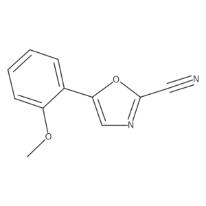 5-(2-Methoxyphenyl)oxazole-2-carbonitrile Structure