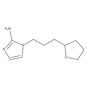 1-[3-(oxolan-2-yl)propyl]-1H-imidazol-2-amine Structure