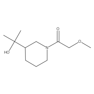 1-[3-(2-Hydroxypropan-2-yl)piperidin-1-yl]-2-methoxyethan-1-one结构式