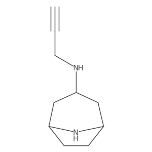 N-(prop-2-yn-1-yl)-8-azabicyclo[3.2.1]octan-3-amine Structure