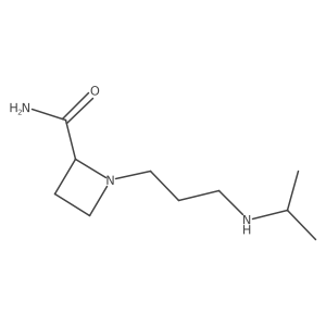 1-{3-[(Propan-2-yl)amino]propyl}azetidine-2-carboxamide结构式