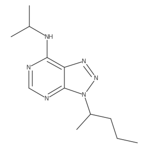 3-(pentan-2-yl)-N-(propan-2-yl)-3H-[1,2,3]triazolo[4,5-d]pyrimidin-7-amine Structure