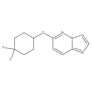6-[(4,4-Difluorocyclohexyl)oxy]imidazo[1,2-b]pyridazine Structure