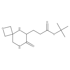tert-Butyl (R)-3-(7-oxo-2-oxa-5,8-diazaspiro[3.5]nonan-6-yl)propanoate Structure