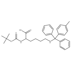 Boc-Lys(Mtt)-OH Structure