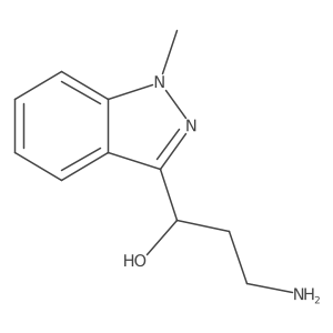 (1S)-3-amino-1-(1-methyl-1H-indazol-3-yl)propan-1-ol Structure