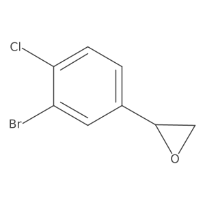 (2S)-2-(3-bromo-4-chlorophenyl)oxirane Structure