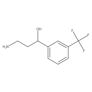 (1S)-3-amino-1-[3-(trifluoromethyl)phenyl]propan-1-ol Structure