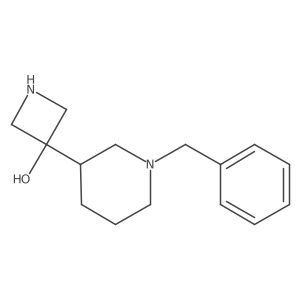 3-(1-Benzylpiperidin-3-yl)azetidin-3-ol结构式