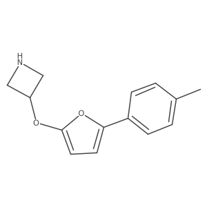 3-{[5-(4-Methylphenyl)furan-2-yl]oxy}azetidine结构式