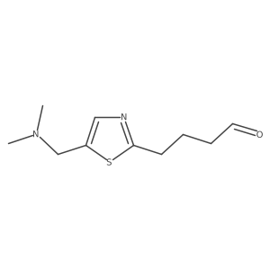 4-{5-[(Dimethylamino)methyl]-1,3-thiazol-2-yl}butanal结构式