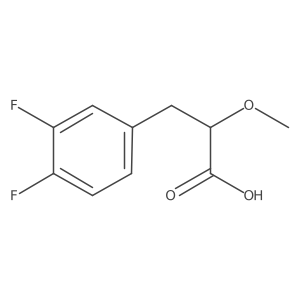 3-(3,4-Difluorophenyl)-2-methoxypropanoic acid结构式