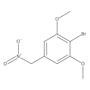 2-Bromo-1,3-dimethoxy-5-(nitromethyl)benzene结构式