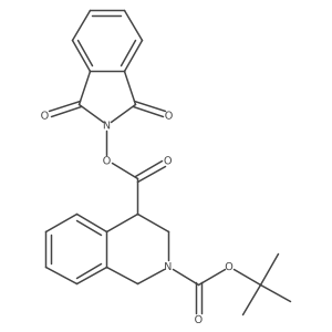 2-tert-butyl 4-(1,3-dioxo-2,3-dihydro-1H-isoindol-2-yl) 1,2,3,4-tetrahydroisoquinoline-2,4-dicarboxylate结构式