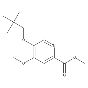 Methyl 4-methoxy-5-(neopentyloxy)picolinate结构式