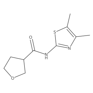 N-(4,5-Dimethyl-1,3-thiazol-2-yl)oxolane-3-carboxamide Structure