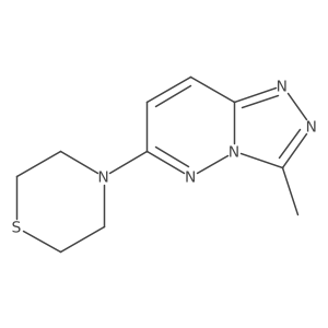 4-{3-Methyl-[1,2,4]triazolo[4,3-b]pyridazin-6-yl}thiomorpholine Structure